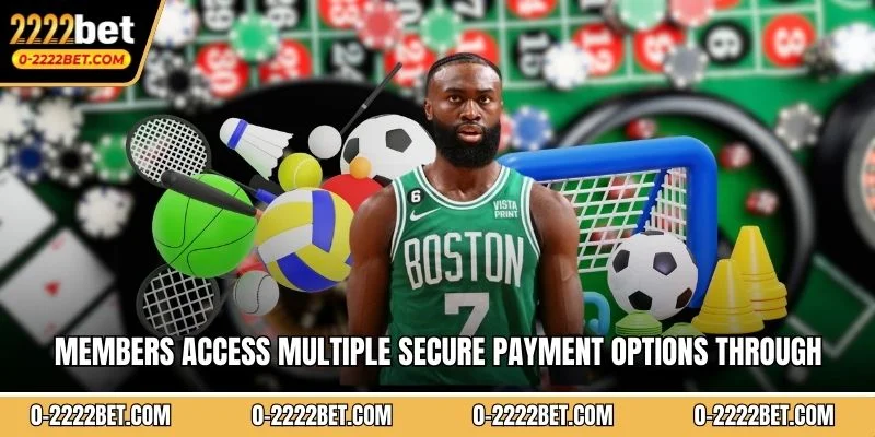 Members access multiple secure payment options through advanced banking integrations