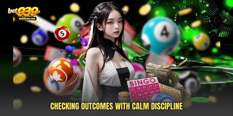 Checking outcomes with calm discipline